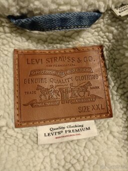 RIFLOVÁ BUNDA LEVI'S KOŽÍŠEK XXL - 9