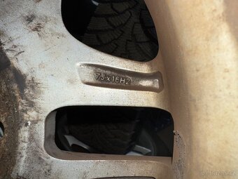 ALU KOLA ORIGINAL BMW / BBS 5X120 R16 + NOVE ZIMNI PNEU - 9