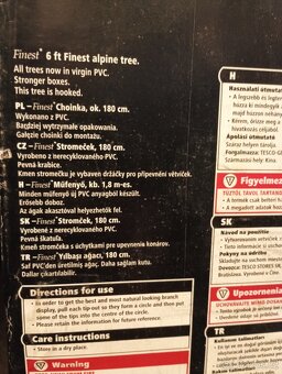 Umělý vánoční stromeček 180cm - 9