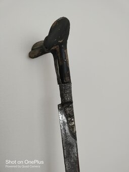 Osmanský Yatagan Turecko/Balkán zdobený stříbrem cca 1840 - 9