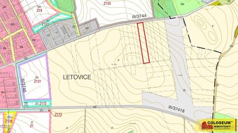 Letovice - zemědělská půda  7 225 m² - pozemek - 9