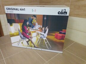Dětská jídelní multifunkční židlička 4V1 - 9