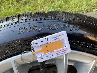 Orig. Alu disky. BMW- M 5x120 8jx18 245 45 18 DOT 3521 zimn - 9