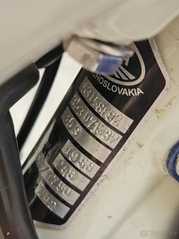 Jawa 250/353, r.v. 1958, STK do 2028, původní značky - 9