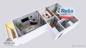 Cihlový byt 2+1 s lodžií, v širším centru Pardubic, 63 m2 - 9