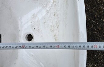 Porcelánové nové umyvadlo, starý typ, šířka 60 cm - 9