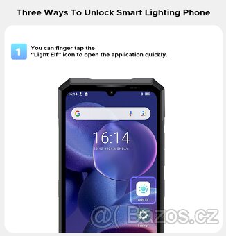 Odolný telefon DOOGEE Blade GT 12+20/256 GB, nový - 9