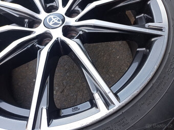 5x100 Subaru BRZ (Toyota GT86) 7Jx17 ET48 č.E01 alu disky - 9