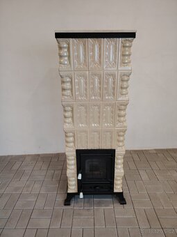 Kachlová kamna krbová Elena písková - 9