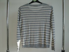 Dámský, dívčí svetr véčko, propínací, tričko vel. M/L 40/42 - 9