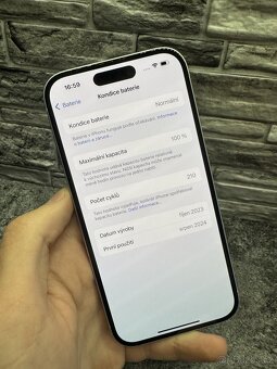 iPhone 15 128GB Blue, baterie 99% - 9