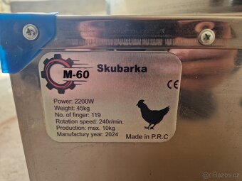 Nova Škubačka drůbeže 10kg M-60 - 9