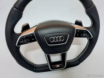 SPORTOVY VYHREVANY AUDI VOLANT MULTIFUNKCIA F1 PADLA AIRBAG - 9