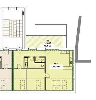 Prodej podkrovního bytu 3+kk, 103,9 m2, Znojmo Načeratice - 9