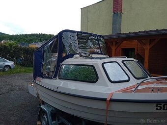 Kajutovy člun 430+Mercury big foot 30efi4T+přívěs - 9