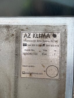 Vzduchotechnika AZ Klima - komplet, funkční - 9