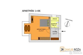 Prodej bytu 1+kk 28 m² Černý Důl - 9