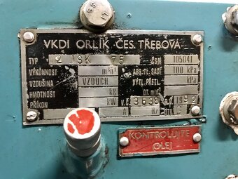 Kompresor Orlík PKS 35 / 2-JSK 75 - 300l vzdušník _ 5,5 kW - 9