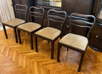 černý starý elegantní nábytek z masivu - jídelna - 9