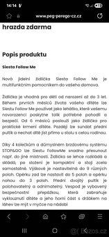 Jídelní židlička Peg perego siesta - 9