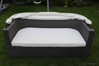 Ratanový zahradní gauč - 9