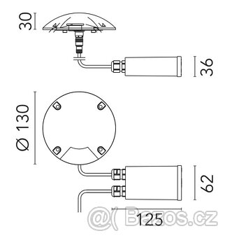 Venkovní zabudované zemní svítidlo ARES Kamino 130 - 9