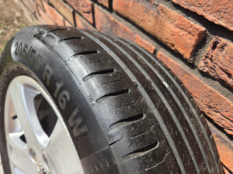 Originální Alu kola Peugeot 16" - 205/55/16(4x108) - 9