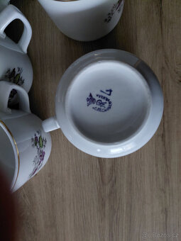 Retro hrnky -květiny,nepoužité - 9