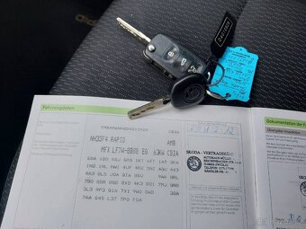 Škoda Rapid 1,2TSi Ambition – 2013 - 16“ ALU KOLA,DIGI KLIMA - 9