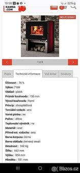 Kanadske krbové kachle moderní dizajn 10 kw - 9