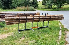 Stojan na řezání dřeva Pořízek Standart modrý - 9