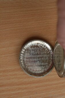 Starožitné celostříbrné tříplášťové kapesní hodinky tula - 9