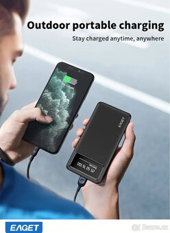 EAGET® 10.000mAh nabíječka, powerbanka - NOVÁ - 9