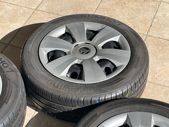 Letní sada 5x100 Škoda Fabia 185/60 R15 Kumho Ecowing - 9