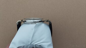 Stříbrné hodinky IWC po repasi, + řemnek navíc, krabička - 9