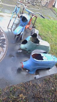 Jawa pionýr rám kostra plechy - 9