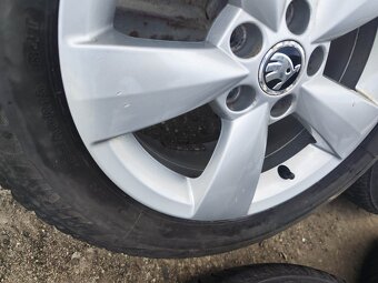 15"alu sada Carme 5x100 origo Rapid Fabia 3 Roomster Polo - 9