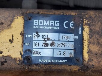 Jěžkový válec Bomag BMP 851 - 9