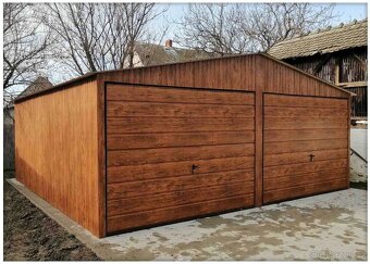 Plechová garáž 4x6m - doručení montáž zdarma po čr - 9