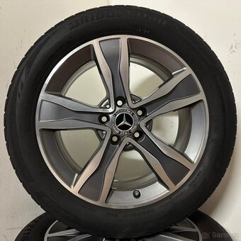 MERCEDES C W205 5x112 R17 ET48.5+ZIMNÍ 225/50R17 - 9