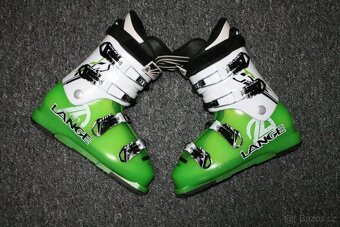 juniorské lyže Head Supershape 130 cm , lyzaky lange - 9