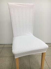 Potahy na židle bile - 9