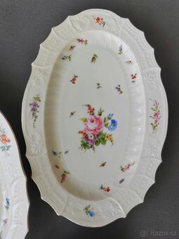 Luxusní porcelánovi servírovací talíře Pirkenhammer Rococo - 9