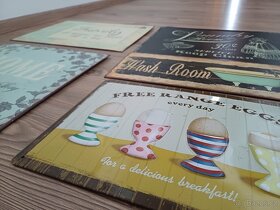 Plechové obrázky/dekorace - 9