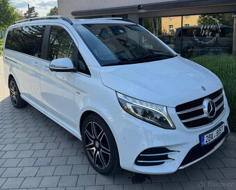 V250d AMG paket full LED kamery ACC webasto BURMASTER tažne - 9