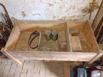 Pletený koš s víkem nádoba na prádlo aj. na chalupu chatu - 9