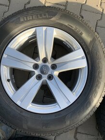 Alu k ola r18 originál audi Q7,zimní pneu téměř nejeté - 9