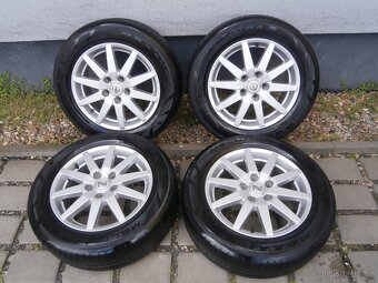 letní alu kola 5 x 114.3 205 60 16 originál nissan - 9