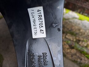 AL kola Ronal 5x112 R16 zimní pneu Barum Polaris 5 - 9