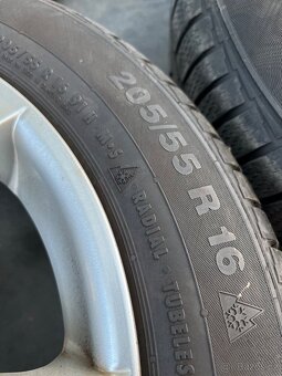 ALU originál BMW 16” 5x120 pneu Continental 205/55/16 - 9